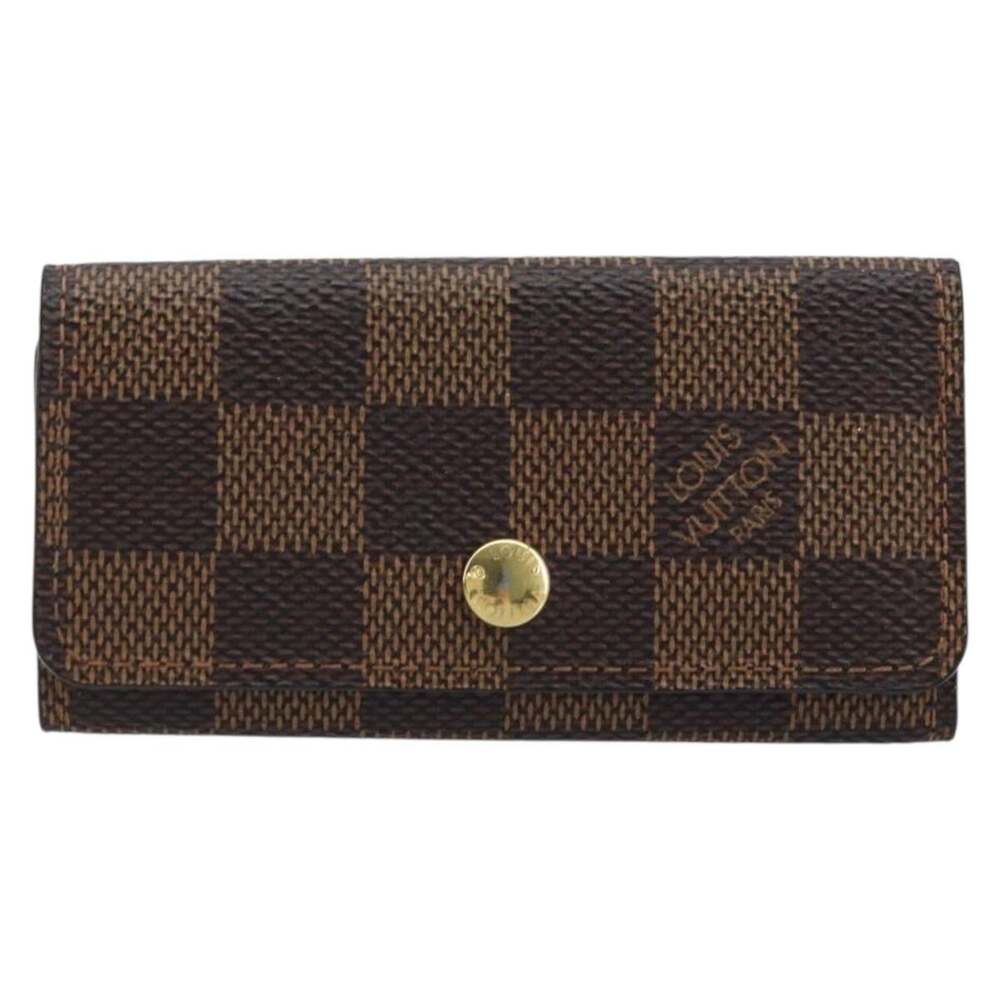Louis Vuitton Damier Ebene Multicles 4 Key Case Brown